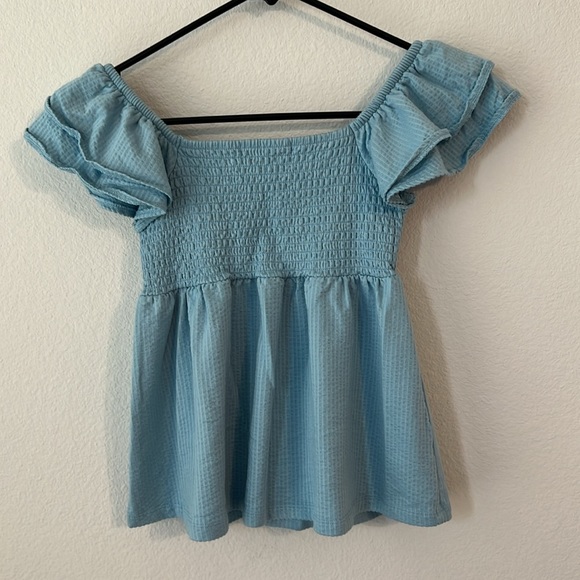 SO Jr Girls Blue Top - S - Picture 6 of 6